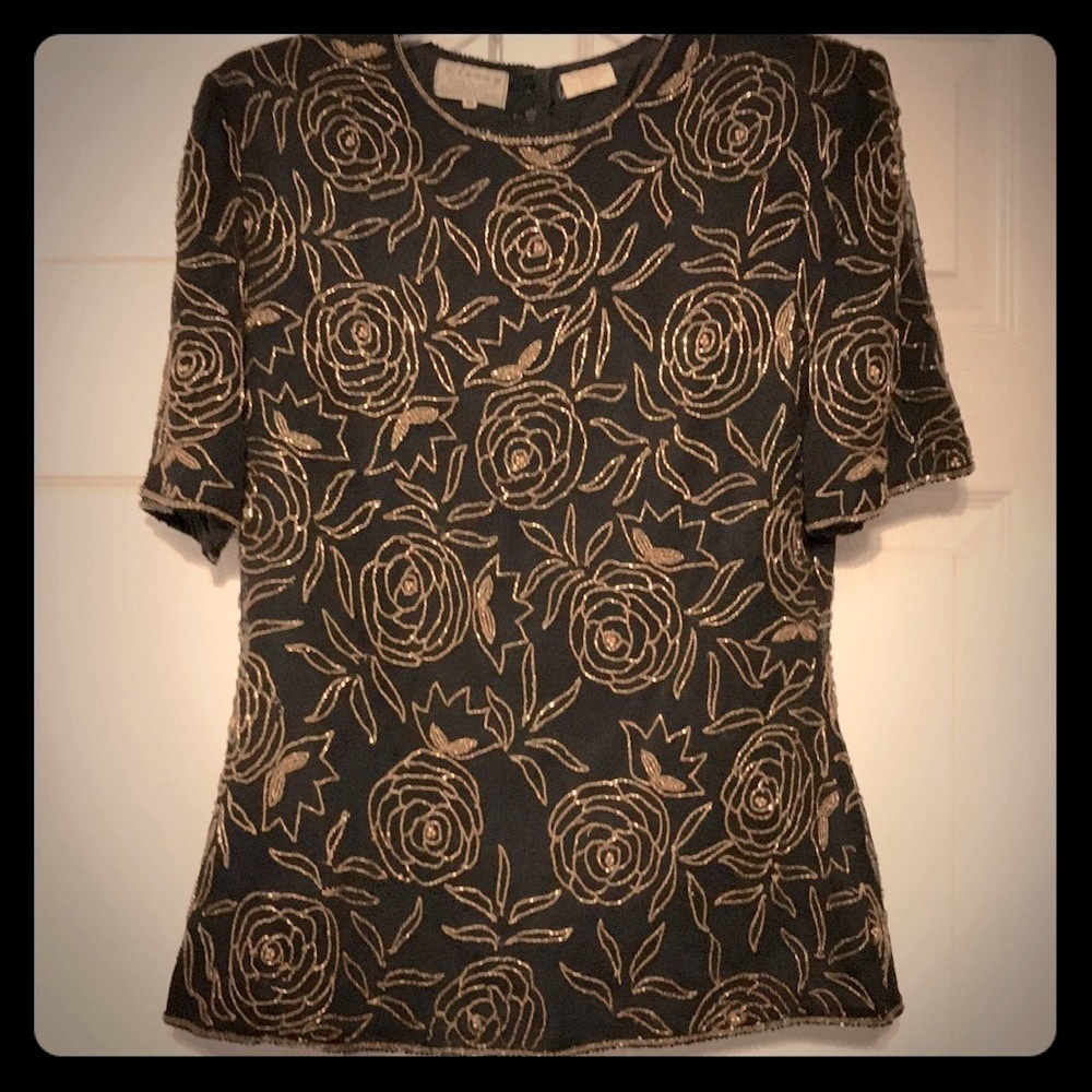 Vintage beaded Blouse